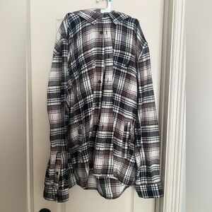 aeropostale flannel hoodie